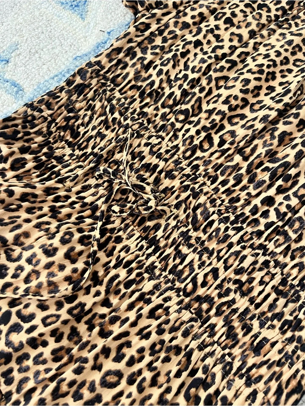 J. Crew Leopard-Print Midi Dress in Brown and Black